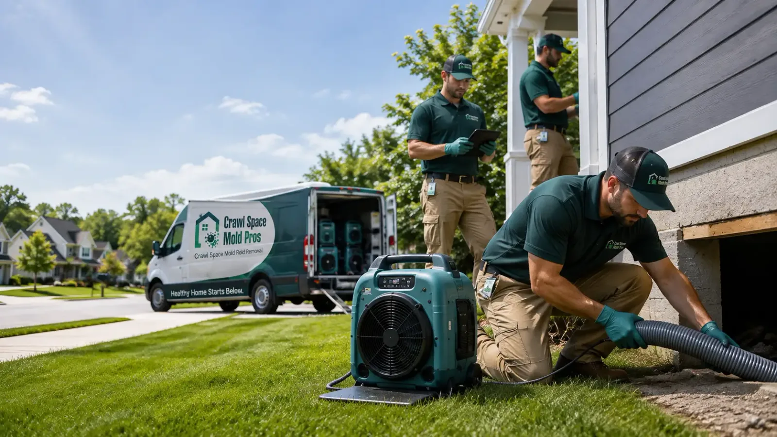 Crawl Space Mold Removal in Flinton, PA